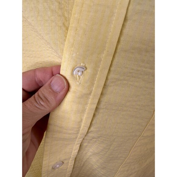 Winston‎ Mens Yellow Shirt 3xt Short sleeve cotton button up collared - Picture 3 of 7